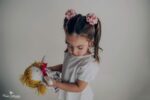 Par de pompons de fita - Imagem 3
