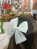 Laço de tulê com pérolas - Imagem 2
