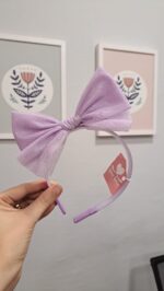 Tiara com laço de tulê - Imagem 3
