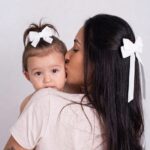 Laço mãe & Filha em veludo