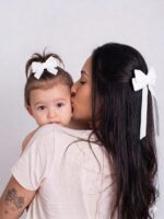 Laço mãe & Filha em veludo